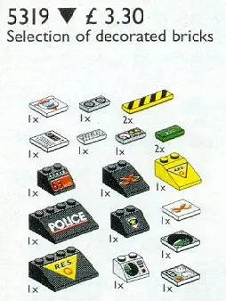 LEGO Service Packs 5319 Decorated Elements set
