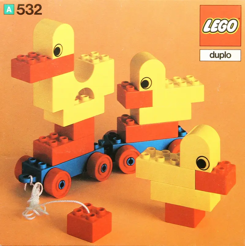 LEGO DUPLO 532 Pull-Along Ducks set