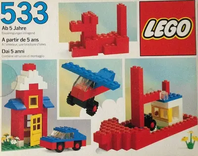 LEGO Basic 533 Basic Building Set, 5+ set