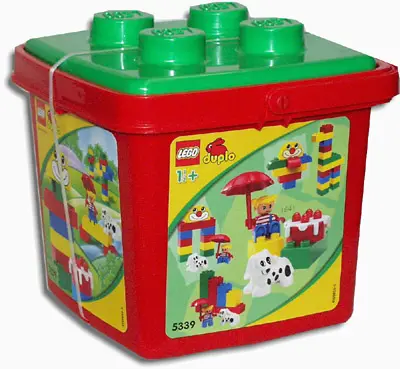 LEGO DUPLO 5339 Small Bucket with Dog set