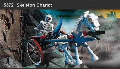LEGO Castle 5372 Skeleton Chariot set