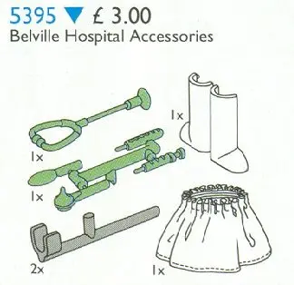 LEGO Service Packs 5395 Belville Hospital Accessories set