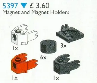 LEGO Service Packs 5397 Magnet and Magnet Holder set