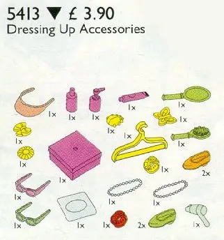 LEGO Service Packs 5413 LEGO Scala Service set