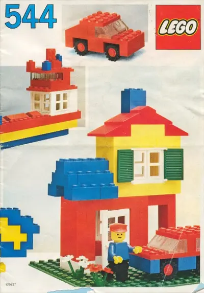 LEGO Basic 544 Basic Building Set, 5+ set