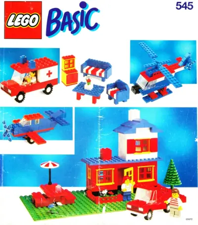 LEGO Basic 545 Basic Building Set, 5+ set
