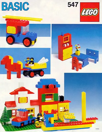 LEGO Basic 547 Basic Building Set, 5+ set
