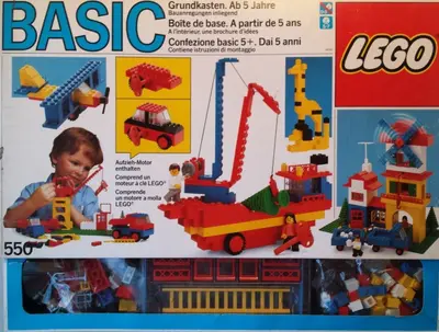 LEGO Basic 550 Basic Building Set, 5+ set