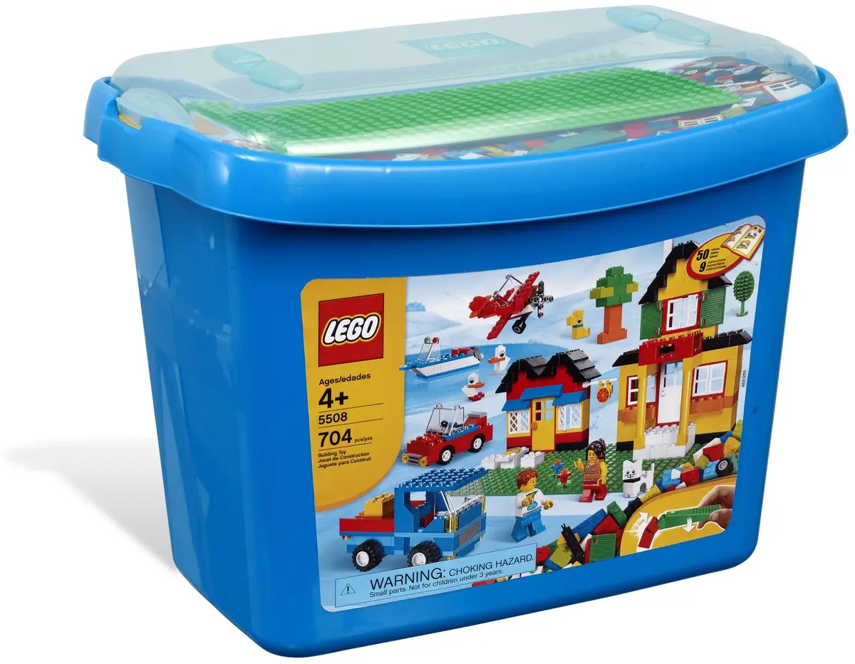 LEGO Bricks and More 5508 LEGO Deluxe Brick Box set, image 7