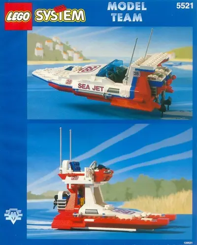 LEGO Model Team 5521 Sea Jet set