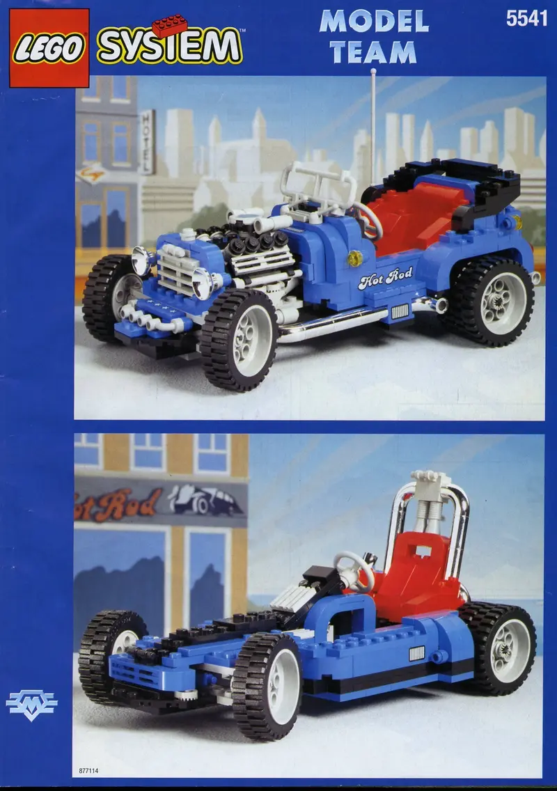 LEGO Model Team 5541 Blue Fury set