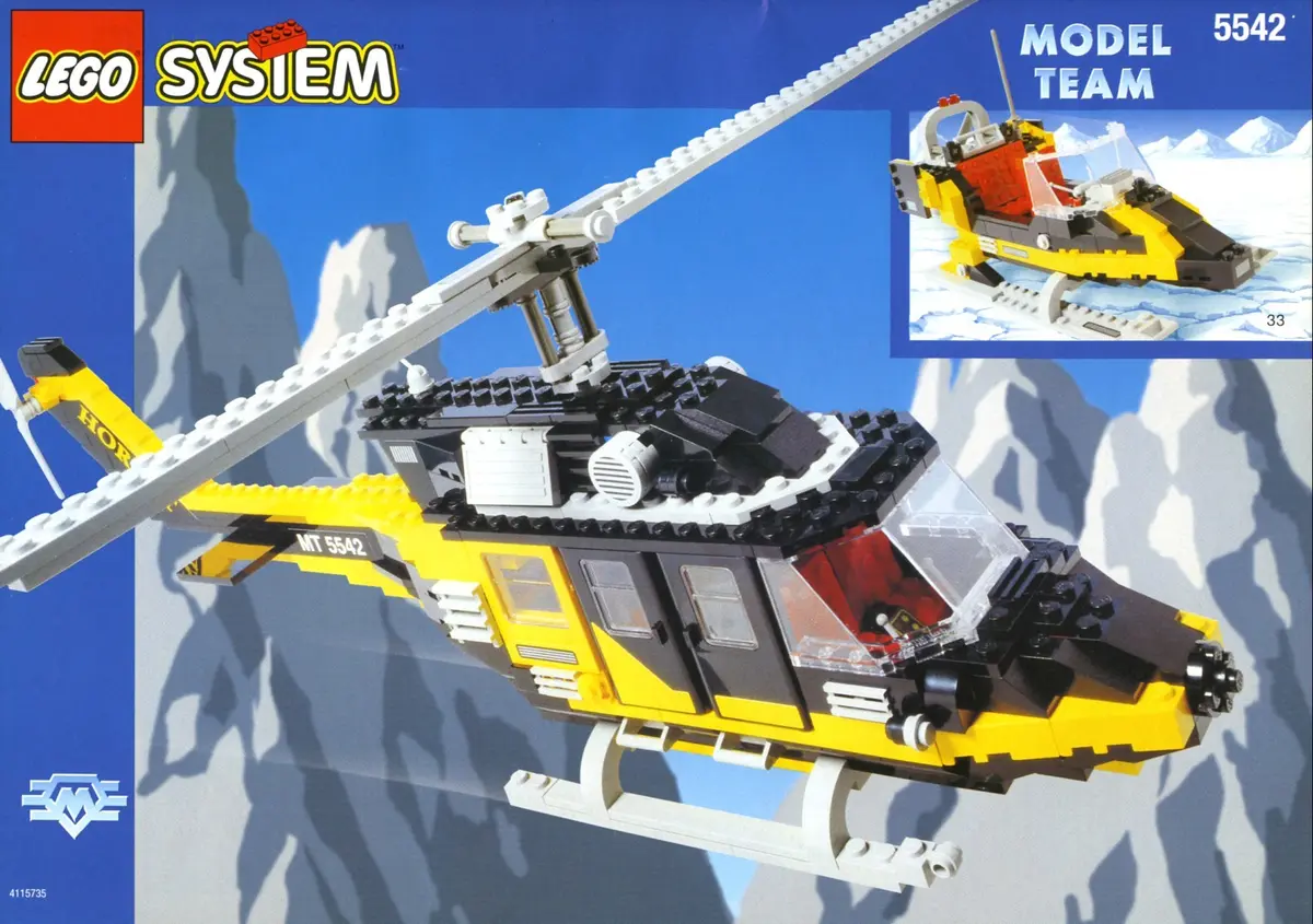 LEGO Model Team 5542 Black Thunder set