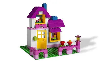 LEGO Bricks and More 5560 Large Pink Brick Box set, image 6
