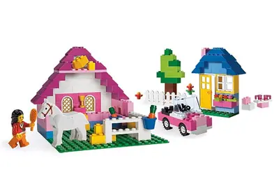 LEGO Bricks and More 5560 Large Pink Brick Box set, image 2