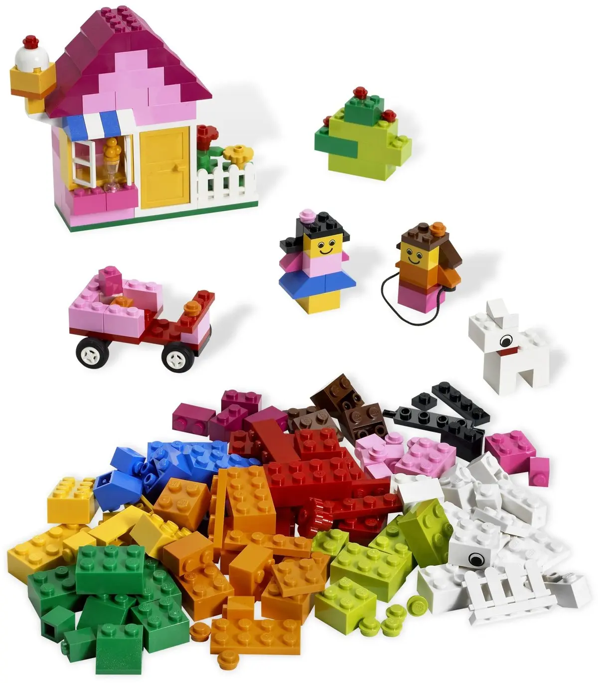 LEGO Bricks and More 5585 Pink Brick Box set