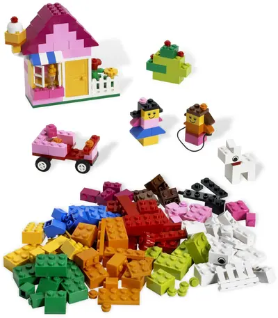 LEGO Bricks and More 5585 Pink Brick Box set