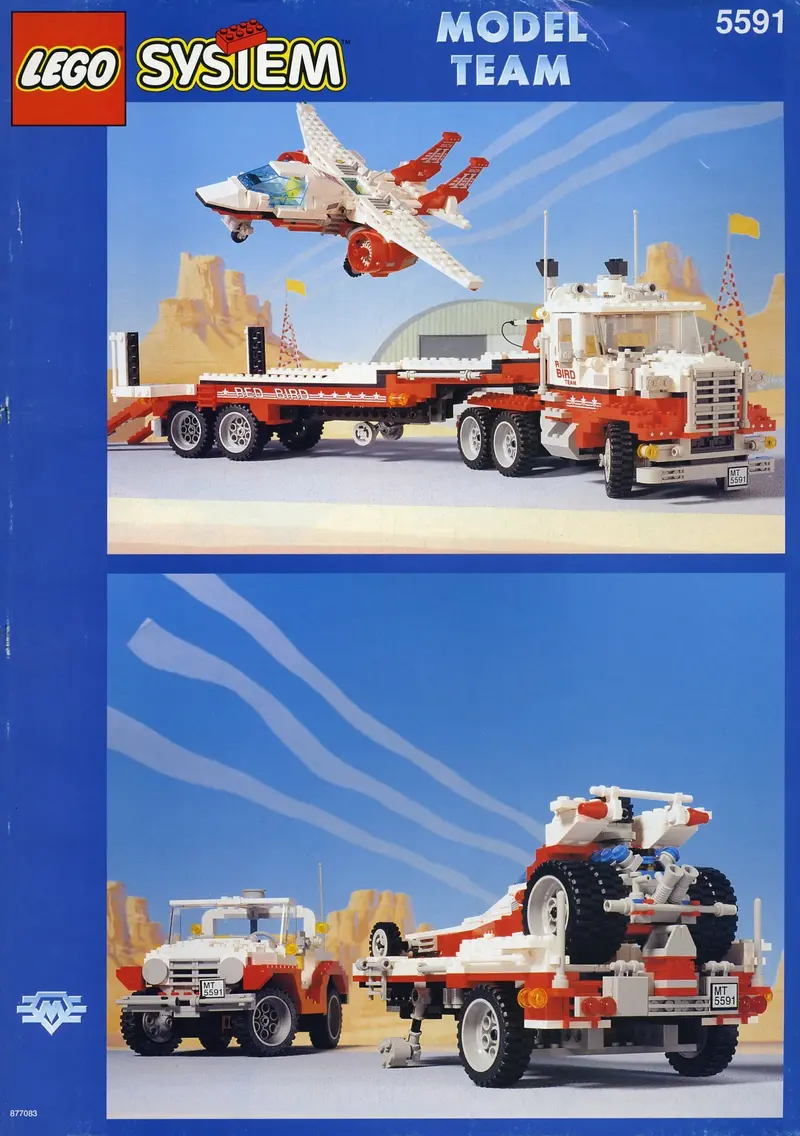 LEGO Model Team 5591 Mach II Red Bird Rig set