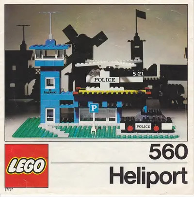 LEGO LEGOLAND 560 Police Heliport set