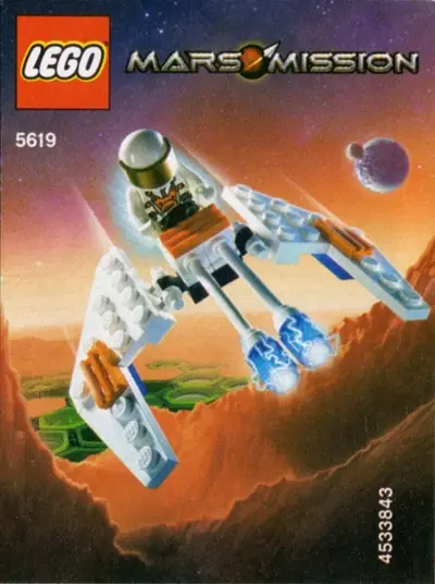LEGO Space 5619 Crystal Hawk set