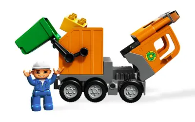LEGO DUPLO 5637 Garbage Truck set, image 4