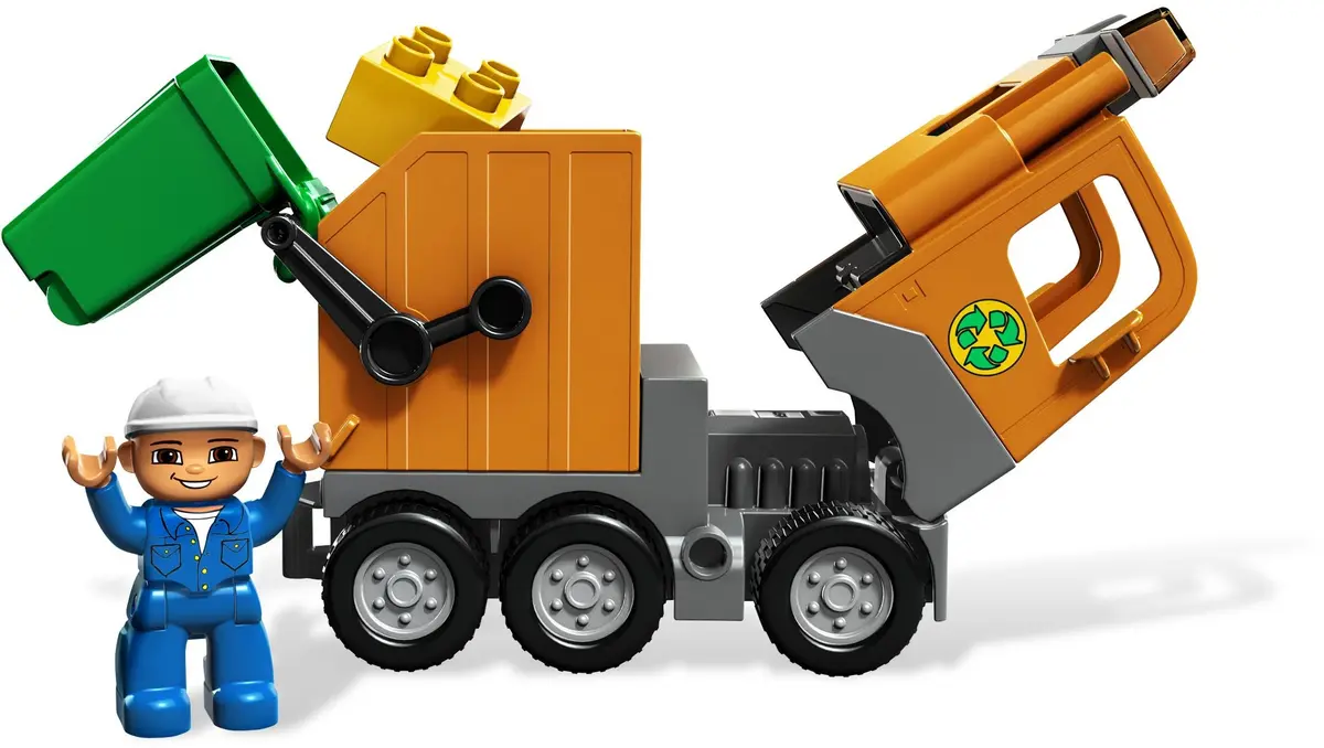 LEGO DUPLO 5637 Garbage Truck set, image 8