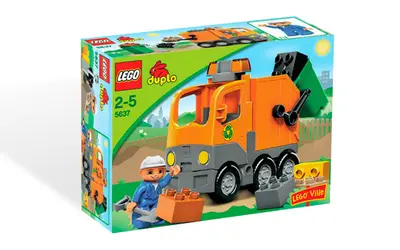 LEGO DUPLO 5637 Garbage Truck set, image 3