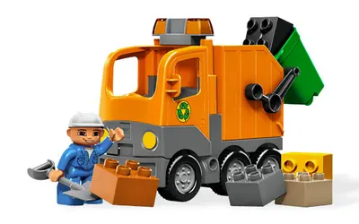 LEGO DUPLO 5637 Garbage Truck set, image 6
