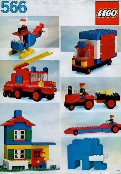 LEGO Basic 566 Basic Building Set, 5+ set