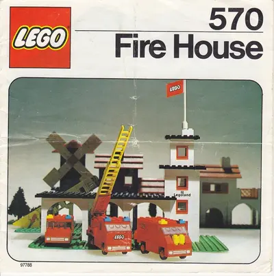 LEGO LEGOLAND 570 Fire House set