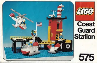 LEGO Town 575 Coast Guard Station set