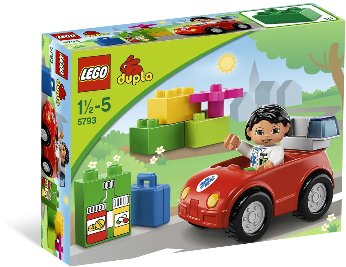 LEGO DUPLO 5793 Nurse's Car set, image 7