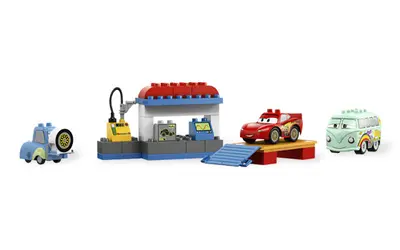 LEGO DUPLO 5829 The Pit Stop set, image 5