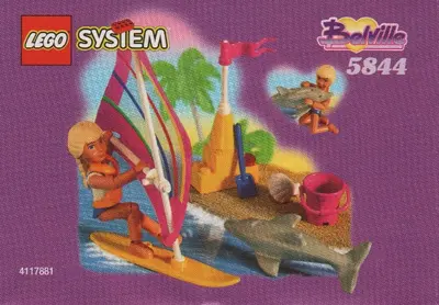LEGO Belville 5844 Dolphin Windsurfer set