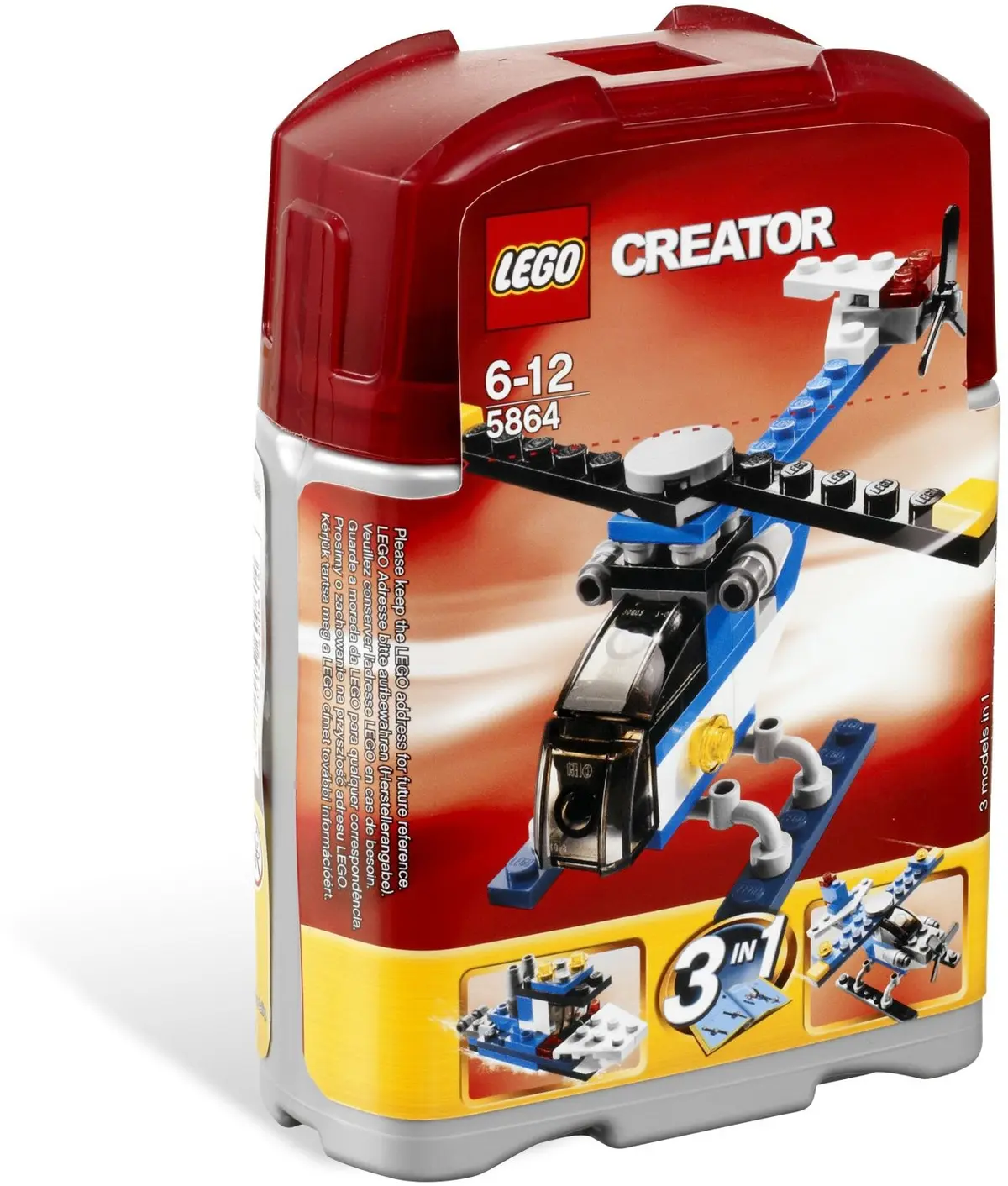 LEGO Creator 5864 Mini Helicopter set, image 7