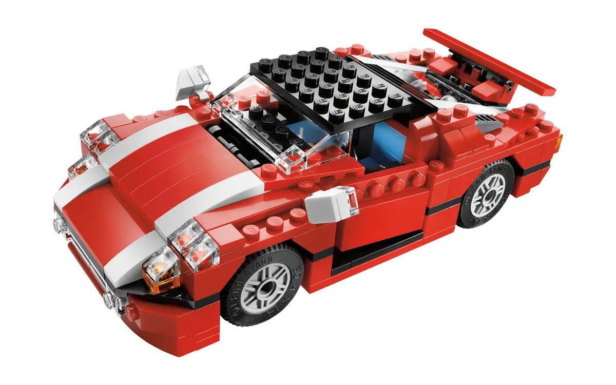 LEGO Creator 5867 Super Speedster set, image 3