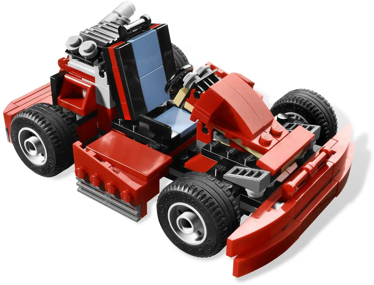 LEGO Creator 5867 Super Speedster set, image 8