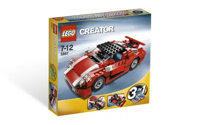 LEGO Creator 5867 Super Speedster set, image 4