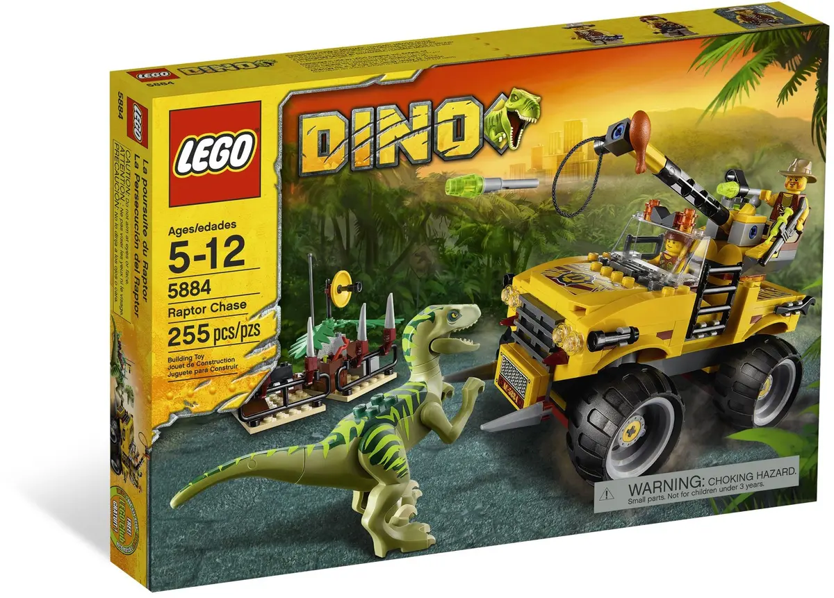 LEGO Dino 5884 Raptor Chase set, image 2