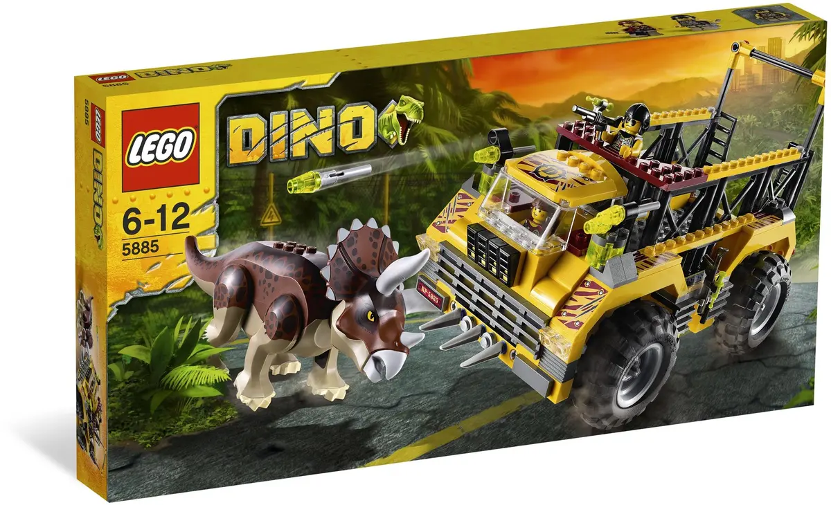 LEGO Dino 5885 Triceratops Trapper set, image 2