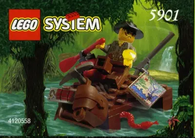 LEGO Adventurers 5901 River Raft set