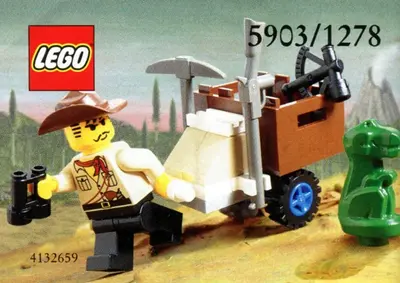 LEGO Adventurers 5903 Johnny Thunder and Baby T set