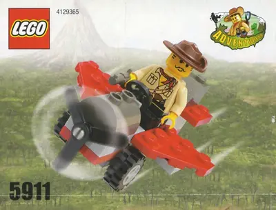 LEGO Adventurers 5911 Johnny Thunder's Plane set