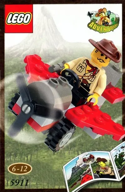 LEGO Adventurers 5911 Johnny Thunder's Plane set, image 2