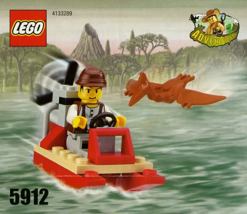 LEGO Adventurers 5912 Mike's Swamp Boat set