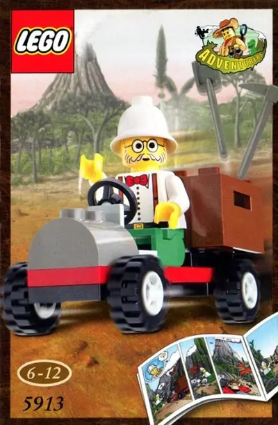 LEGO Adventurers 5913 Dr. Kilroy's Car set, image 2