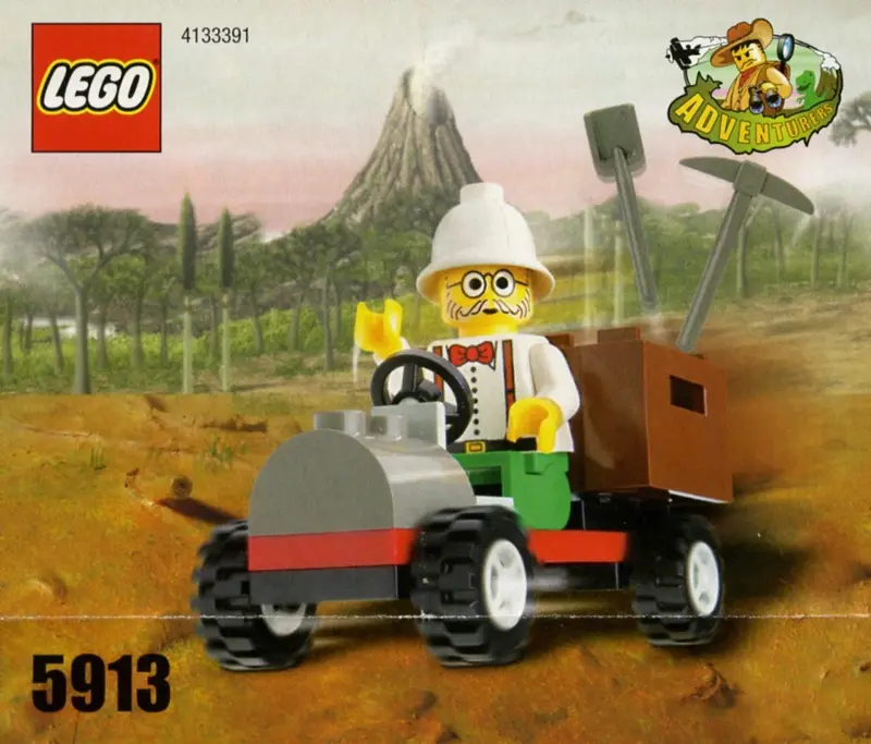 LEGO Adventurers 5913 Dr. Kilroy's Car set