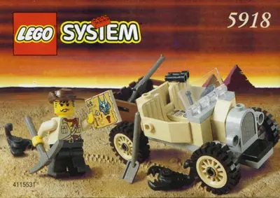 LEGO Adventurers 5918 Scorpion Tracker set