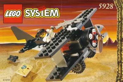 LEGO Adventurers 5928 Bi-Wing Baron set
