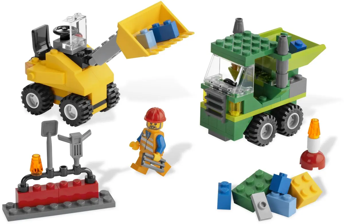LEGO Bricks and More 5930 Road Construction Building Set set