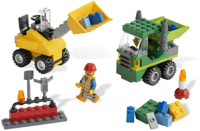 LEGO Bricks and More 5930 Road Construction Building Set set